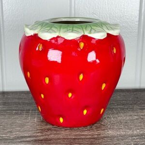 NEW Target Bullseye Playground Strawberry Ceramic Vase
